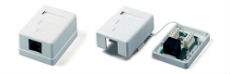 KRAULER розетка коммутационная настенная cat.5e модуль кистоун UTP 2 порта RJ45(8P8C) 110IDC Krauler 76834 фото, купить, цена, магазин