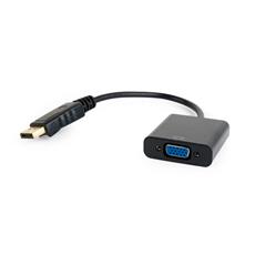 Переходник DisplayPort -> VGA Cablexpert A-DPM-VGAF-02, 20M/15F, кабель 15см, пакет Cablexpert A-DPM-VGAF-02 фото, купить, цена, магазин