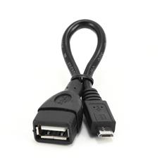 Кабель USB 2.0 OTG Cablexpert A-OTG-AFBM-001 USBAF/MicroBM, 0.15м, пакет Cablexpert A-OTG-AFBM-001 фото, купить, цена, магазин