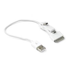 USB адаптер Gembird A-USBTO12B 3 в1: для зарядки мобильных устройств через разъемы mini-USB, micro-USB, iPhone4, iPad. Gembird A-USBTO12B фото, купить, цена, магазин