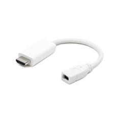 Переходник miniDisplayPort -> HDMI, Cablexpert A-mDPF-HDMIM-001-W, 20F/19M, длина 10см, белый, пакет Cablexpert A-mDPF-HDMIM-001-W фото, купить, цена, магазин