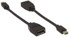 Переходник Mini DisplayPort вилка на DisplayPort розетку Kramer ADC-MDP/DPF / 99-97200007 фото, купить, цена, магазин