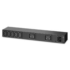 Панель распределения питания APC Rack PDU, Basic, 0U/1U, 100-240V/20A, 220-240V/16A, (7) C13, (2) C19 APC AP6120A фото, купить, цена, магазин