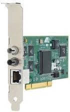 32-bit Fiber Ethernet + UTP Fast Ethernet Adapter Card (ST); includes both standard and low profile brackets; Single Pack Allied Telesis AT-2451FTX/ST фото, купить, цена, магазин