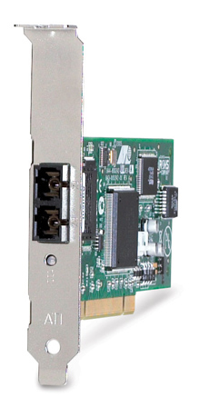 32 bit 100Mbps Fast Ethernet Fiber Adapter Card; SC connector; includes both standard and low profile brackets; Single pack Allied Telesis AT-2701FX/SC фото, купить, цена, магазин