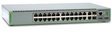 24 Port Managed Stackable Fast Ethernet Switch. Single AC Power Supply Allied Telesis AT-8100S/24C фото, купить, цена, магазин
