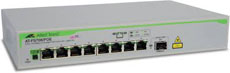 8 port 10/100 unmanaged POE switch with 1 SFP uplink Allied Telesis AT-FS708/POE фото, купить, цена, магазин