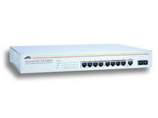 8 port 10/100Mbps Unmanaged Switch with one Fiber UL Port internal power supply ( rackmountable ) Allied Telesis AT-FS709FC/SC фото, купить, цена, магазин