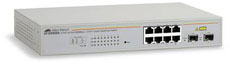 8 port 10/100/1000TX WebSmar switch with 2 SFP combo Allied Telesis AT-GS950/8 фото, купить, цена, магазин