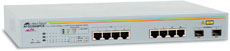 8 x 10/100/1000T, 4POE capable, w/2 combo SFP uplink port WebSmart Switch - Fanless Allied Telesis AT-GS950/8POE фото, купить, цена, магазин