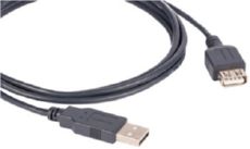 Кабель USB-A 2.0 вилка-розетка, 0,3 м Kramer C-USB/AAE-1 / 96-02121001 фото, купить, цена, магазин