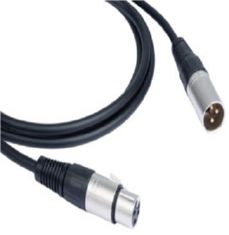 Аудио кабель с разъемами XLR (Вилка - Розетка), 0,3 м Kramer C-XLQM/XLQF-1 / 95-1211001 фото, купить, цена, магазин