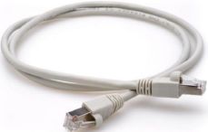 Коммутационный шнур RJ45-RJ45 U/UTP Cat.5e, LSHF, 1 метр, серый AESP C5E-175GY-1MB фото, купить, цена, магазин