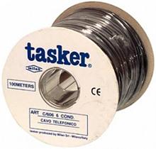Tasker (C608-GREY) телефонный кабель 8 пр. эластичный Tasker C608-GREY фото, купить, цена, магазин