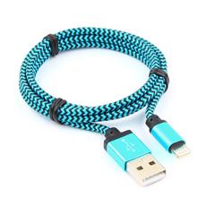 Кабель USB 2.0 Cablexpert CC-ApUSB2bl1m, AM/Lightning 8P, 1м, нейлоновая оплетка, алюминиевые разъемы, синий, пакет Cablexpert CC-ApUSB2bl1m фото, купить, цена, магазин