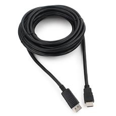 Кабель DisplayPort->HDMI Cablexpert CC-DP-HDMI-7.5M, 7.5м, 20M/19M, черный, экран, пакет Cablexpert CC-DP-HDMI-7.5M фото, купить, цена, магазин