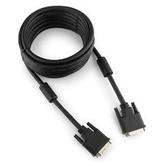 Кабель DVI-D dual link Cablexpert CC-DVI2-BK-15, 25M/25M, 4.5м, черный, экран, феррит.кольца, пакет Cablexpert CC-DVI2-BK-15 фото, купить, цена, магазин