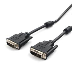 Кабель DVI-D dual link Cablexpert CC-DVI2L-BK-10, 25M/25M, 3.0м, CCS, черный, экран, феррит.кольца, пакет Cablexpert CC-DVI2L-BK-10 фото, купить, цена, магазин