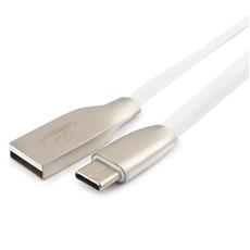 Кабель USB 2.0 Cablexpert CC-G-USBC01W-1.8M, AM/Type-C, серия Gold, длина 1.8м, белый, блистер Cablexpert CC-G-USBC01W-1.8M фото, купить, цена, магазин
