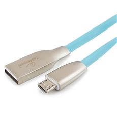 Кабель USB 2.0 Cablexpert CC-G-mUSB01Bl-1M, AM/microB, серия Gold, длина 1м, синий, блистер Cablexpert CC-G-mUSB01Bl-1M фото, купить, цена, магазин