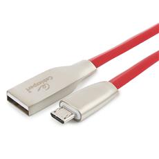Кабель USB 2.0 Cablexpert CC-G-mUSB01R-1M, AM/microB, серия Gold, длина 1м, красный, блистер Cablexpert CC-G-mUSB01R-1M фото, купить, цена, магазин