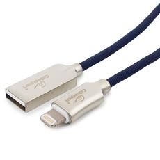 Кабель USB Cablexpert для Apple CC-P-APUSB02Bl-1M, MFI, AM/Lightning, серия Platinum, длина 1м, синий, нейлоновая оплетка, блистер Cablexpert CC-P-APUSB02Bl-1M фото, купить, цена, магазин