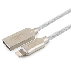 Кабель USB Cablexpert для Apple CC-P-APUSB02W-1M, MFI, AM/Lightning, серия Platinum, длина 1м, белый, нейлоновая оплетка, блистер Cablexpert CC-P-APUSB02W-1M фото, купить, цена, магазин