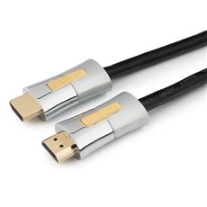 Кабель HDMI Cablexpert, серия Platinum, 4,5 м, v2.0, M/M, позол.разъемы, металлический корпус, ферритовые кольца, блистер Cablexpert CC-P-HDMI01-4.5M фото, купить, цена, магазин