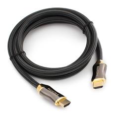 Кабель HDMI Cablexpert, серия Platinum, 1,8 м, v2.0, M/M, позол.разъемы, титановый металлический корпус, нейлоновая оплетка, блистер Cablexpert CC-P-HDMI03-1.8M фото, купить, цена, магазин
