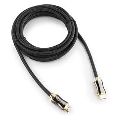 Кабель HDMI Cablexpert, серия Platinum, 4,5 м, v2.0, M/M, позол.разъемы, титановый металлический корпус, нейлоновая оплетка, блистер Cablexpert CC-P-HDMI03-4.5M фото, купить, цена, магазин