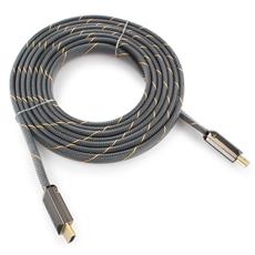 Кабель HDMI Cablexpert, серия Platinum, 3 м, v2.0, M/M, плоский, позол.разъемы, металлический корпус, нейлоновая оплетка, блистер Cablexpert CC-P-HDMI04-3M фото, купить, цена, магазин