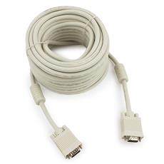 Кабель VGA Premium Cablexpert CC-PPVGA-15M, 15M/15M, 15м, двойной экран, феррит.кольца, пакет Cablexpert CC-PPVGA-15M фото, купить, цена, магазин