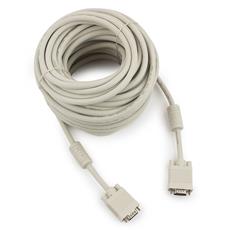 Кабель VGA Premium Cablexpert CC-PPVGA-20M, 15M/15M, 20м, двойной экран, феррит.кольца, пакет Cablexpert CC-PPVGA-20M фото, купить, цена, магазин