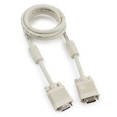 Кабель VGA Premium Cablexpert CC-PPVGA-6, 15M/15M, 1.8м, двойной экран, феррит.кольца, пакет Cablexpert CC-PPVGA-6 фото, купить, цена, магазин