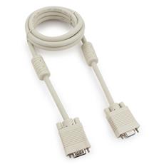 Кабель удлинитель VGA Premium Cablexpert CC-PPVGAX-6, 15M/15F, 1.8м, двойной экран, феррит.кольца, пакет Cablexpert CC-PPVGAX-6 фото, купить, цена, магазин