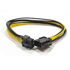 Удлинитель кабеля питания Cablexpert CC-PSU-84, PCI-Express 6+2pin M/ PCI-Express 8pin F, 30см Cablexpert CC-PSU-84 фото, купить, цена, магазин