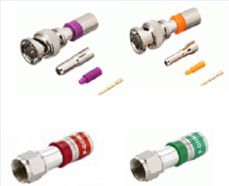 Разъемы RCA компрессионные для коаксиального кабеля
RG-6 (BC-1X) Kramer CC-RCA-6 / 99-9810600 фото, купить, цена, магазин