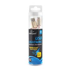 Кабель Cablexpert для Apple CC-U-APUSB01Gd-1.8M, AM/Lightning, серия Ultra, длина 1.8м, золотой, блистер Cablexpert CC-U-APUSB01Gd-1.8M фото, купить, цена, магазин