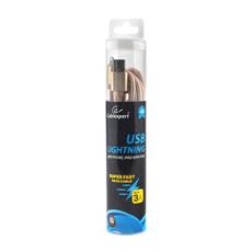 Кабель Cablexpert для Apple CC-U-APUSB02Gd-3M, AM/Lightning, серия Ultra, длина 3м, золотой, блистер Cablexpert CC-U-APUSB02Gd-3M фото, купить, цена, магазин