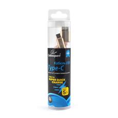 Кабель USB 2.0 Cablexpert CC-U-USBC02Gd-1.8M, AM/TypeC, серия Ultra, длина 1.8м, золотой, блистер Cablexpert CC-U-USBC02Gd-1.8M фото, купить, цена, магазин