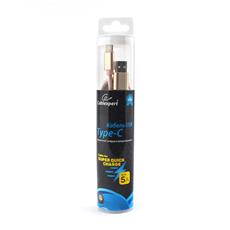 Кабель USB 2.0 Cablexpert CC-U-USBC02Gd-3M, AM/TypeC, серия Ultra, длина 3м, золотой, блистер Cablexpert CC-U-USBC02Gd-3M фото, купить, цена, магазин