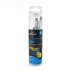 Кабель USB 2.0 Cablexpert CC-U-USBC02S-1.8M, AM/TypeC, серия Ultra, длина 1.8м, серебристый, блистер Cablexpert CC-U-USBC02S-1.8M фото, купить, цена, магазин