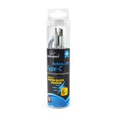Кабель USB 2.0 Cablexpert CC-U-USBC02S-1M, AM/TypeC, серия Ultra, длина 1м, серебристый, блистер Cablexpert CC-U-USBC02S-1M фото, купить, цена, магазин