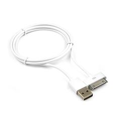 Кабель USB Cablexpert CC-USB-AP1MW AM/Apple, для iPhone/iPod/iPad, 1м, белый, пакет Cablexpert CC-USB-AP1MW фото, купить, цена, магазин