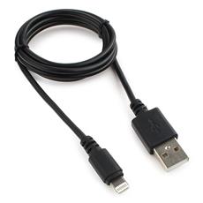 Кабель USB Cablexpert CC-USB-AP2MBP AM/Lightning, для iPhone5/6/7/8/X, IPod, IPad, 1м, черный, пакет Cablexpert CC-USB-AP2MBP фото, купить, цена, магазин