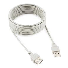 Кабель удлинитель USB 2.0 Gembird CC-USB2-AMAF-15, AM/AF, 4.5м, пакет Gembird CC-USB2-AMAF-15 фото, купить, цена, магазин