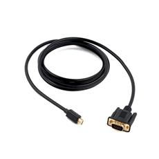 Кабель mDP->VGA Cablexpert CC-mDPM-VGAM-6 , 20M/15M, 1.8м, черный, позол.разъемы, пакет Cablexpert CC-mDPM-VGAM-6 фото, купить, цена, магазин