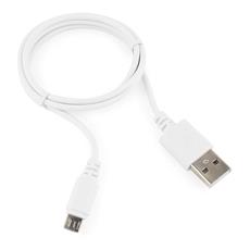 Кабель USB 2.0 Cablexpert CC-mUSB2-AMBM-1MW, AM/microBM 5P, 1м, белый, пакет Cablexpert CC-mUSB2-AMBM-1MW фото, купить, цена, магазин