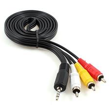 Кабель аудио/видео Cablexpert CCA-4P2R-2M, джек3.5 4pin папа->3х RCA папа, 2м, черный Cablexpert CCA-4P2R-2M фото, купить, цена, магазин