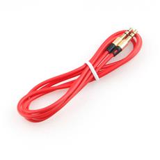 Кабель аудио Cablexpert CCAB-01-35MM-1MR, 3.5 джек (M)/3.5 джек (M), красный. 1м, блистер Cablexpert CCAB-01-35MM-1MR фото, купить, цена, магазин